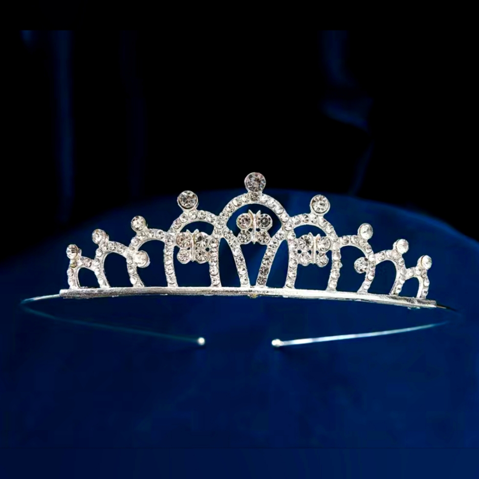 Princess Tiara Baby Butterfly Crown